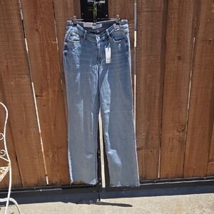 JUDY BLUE Light Blue Women's Straight Fit Jeans Sz 13/31
